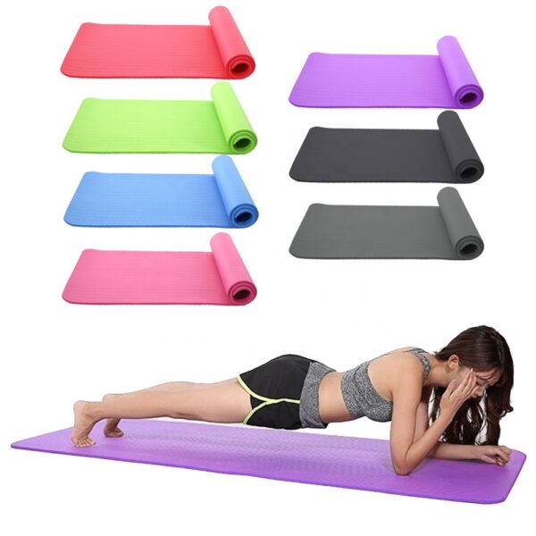 Tapis de Yoga Antidérapant pour Pilates, Gym, Sports et Exercices – Tapis Écologique pour Débutants en Fitness